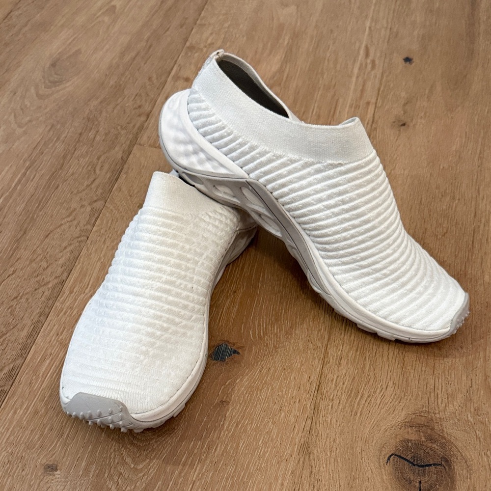 Merrell White Slip-On Women's Sneakers